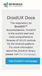 Mobile Screenshot of docs.droidux.com