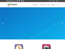 Tablet Screenshot of droidux.com